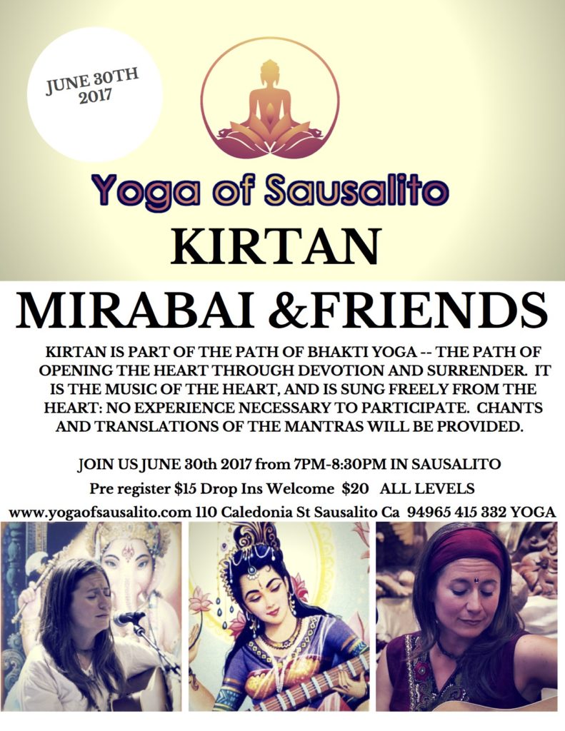 Summer Solstice Kirtan at Yoga Sausalito @ Yoga Sausalito | Sausalito | California | United States